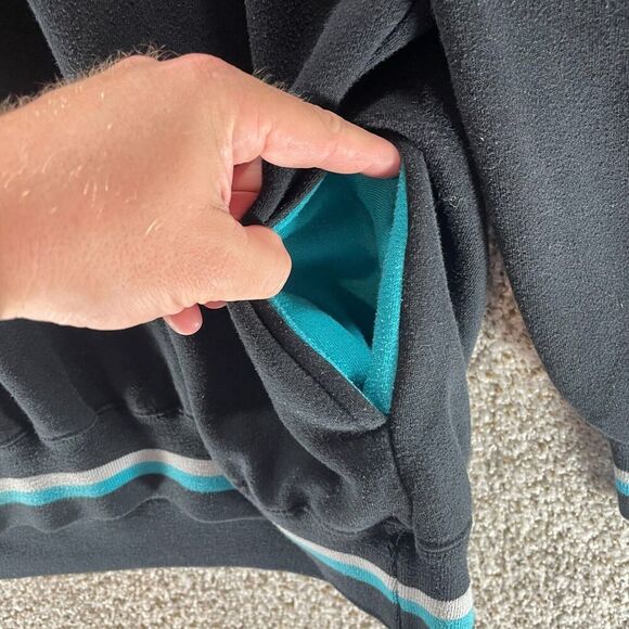 Vintage 90s Florida Marlins Hoodie Sweatshirt Mens Extra Large Starter MLB Black - Picture 8 of 15
